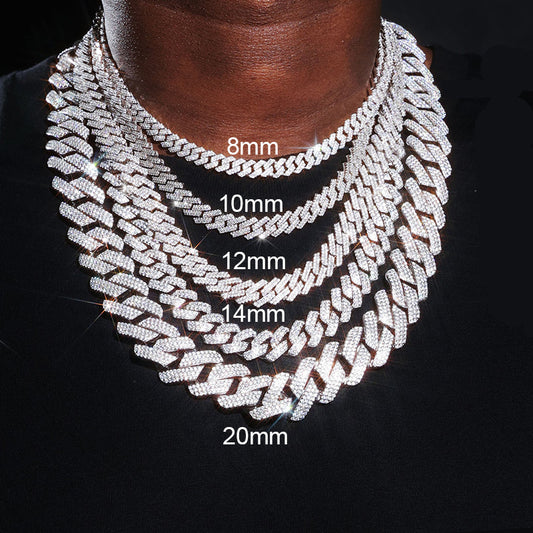 Moissanite Cuban Link Chain