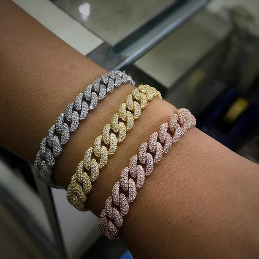 Moissanite Cuban Bracelet