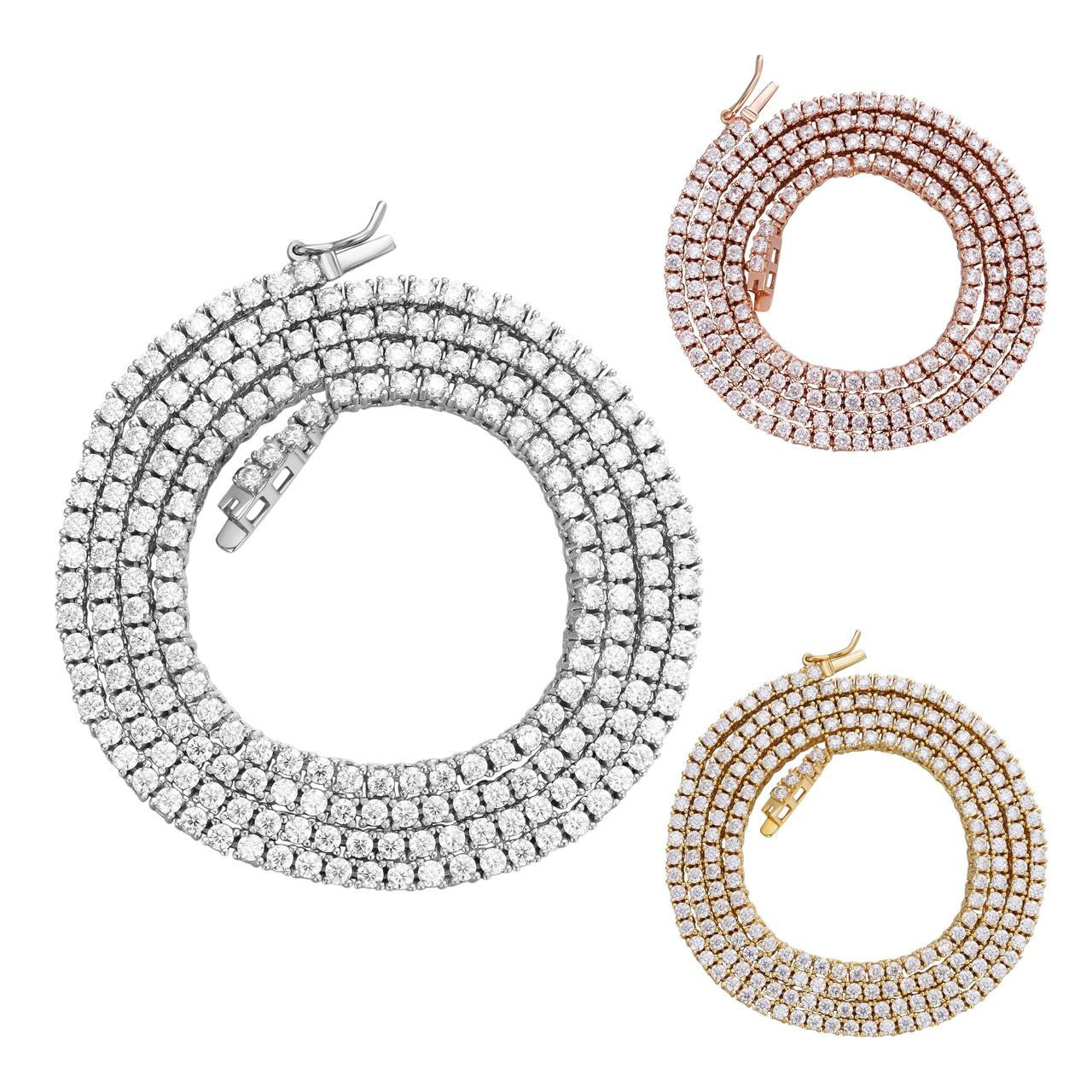 Moissanite Tennis Chain