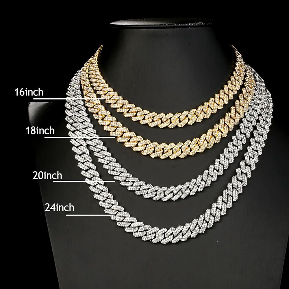 Moissanite Cuban Link Chain
