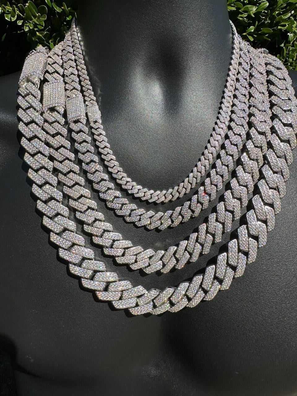Moissanite Cuban Link Chain