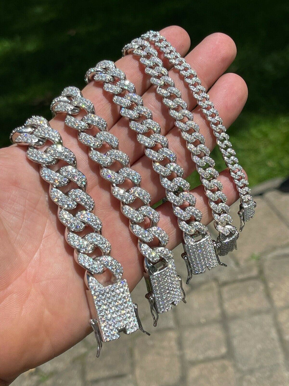 Moissanite Cuban Link Chain