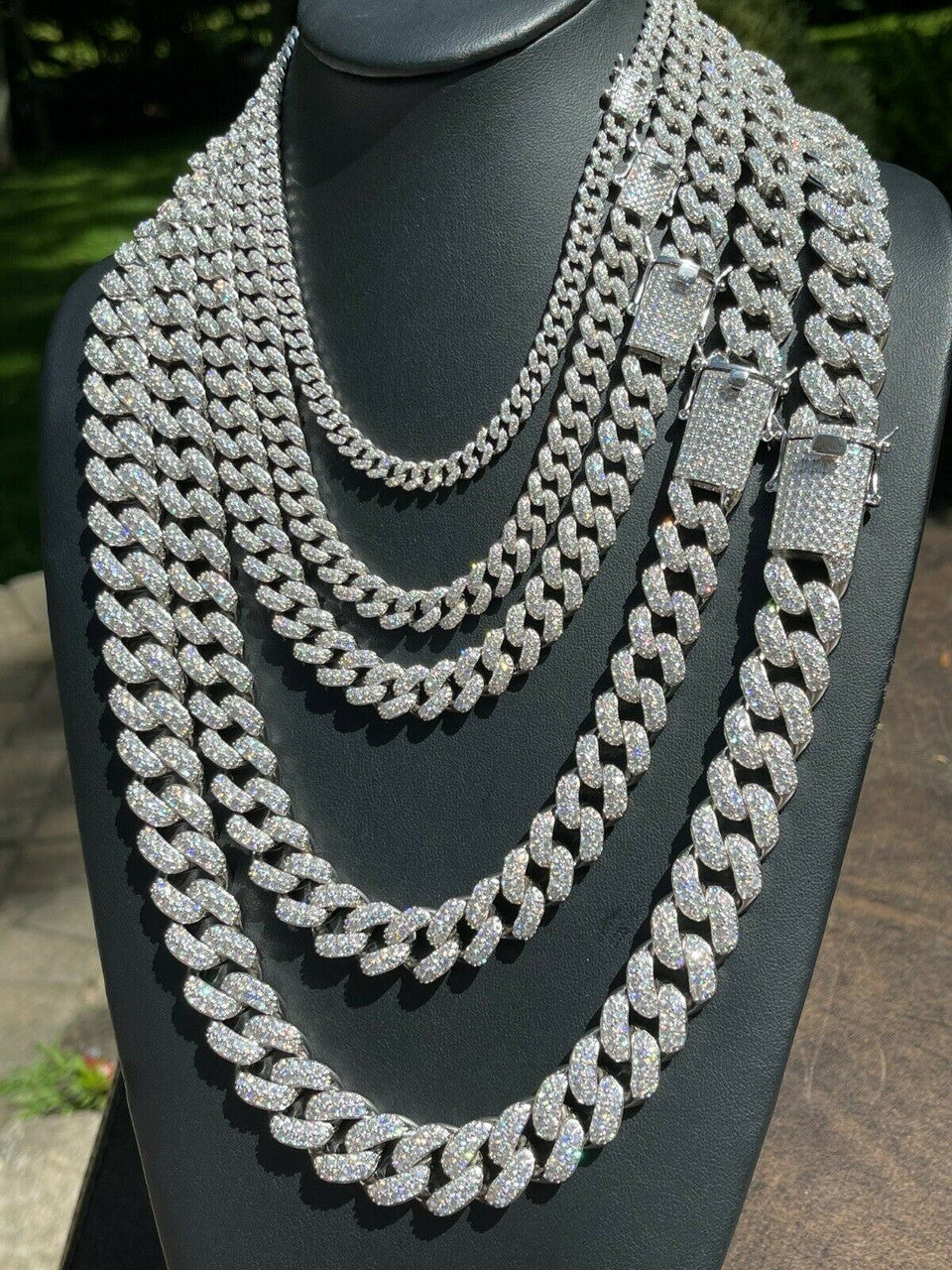 Moissanite Cuban Link Chain